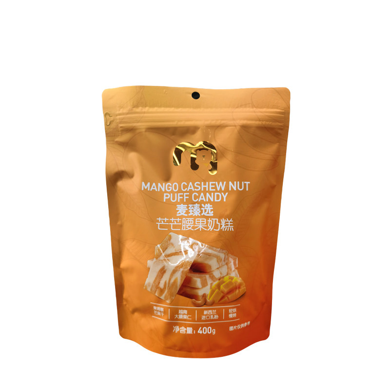 麦德龙代购麦臻选芒芒腰果奶糕400g芒果味奶糕独立包装零食下午茶