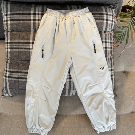 儿童山系加绒冲锋裤25秋冬中大童加厚保暖长裤男女童运动裤登山裤