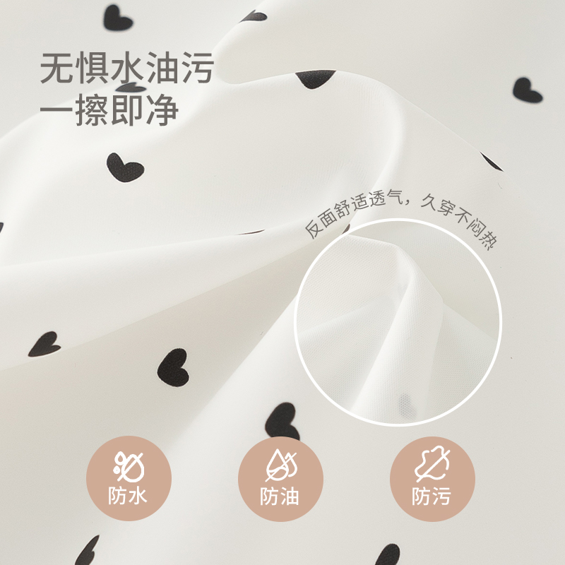 Guiqi Bear baby anti-dirty clothes bib four seasons