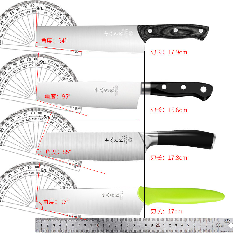 十八子作多用刀水果刀 不锈钢加长多功能瓜果刀 厨房切菜切肉片刀,淘宝优惠券,粉丝福利购,淘宝优惠卷