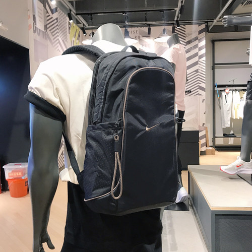 耐克Nike休闲运动旅游背包电脑包双肩背包学生书包男女DJ9789-010 - 图0