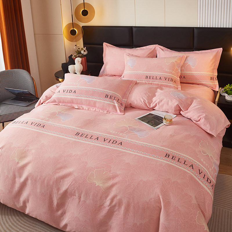 高档全棉加厚磨毛四件套2025新款100%纯棉床单笠被套春秋床上用品