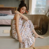 Комфортная тонкая летняя пижама, свежая юбка, эффект подтяжки, свободный крой