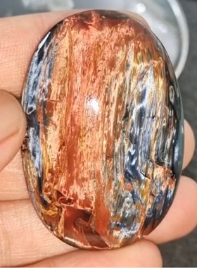 彼得石吊坠五彩彼得石吊坠项链水滴无事牌国产彼得石淅川虎睛石