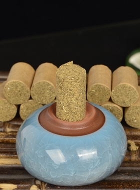 南阳 年陈8比1蕲艾柱 108艾绒柱  短艾灸条 随身灸用54粒装