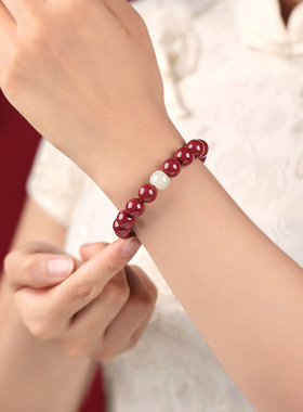 吉照堂真品朱砂本命佛手串