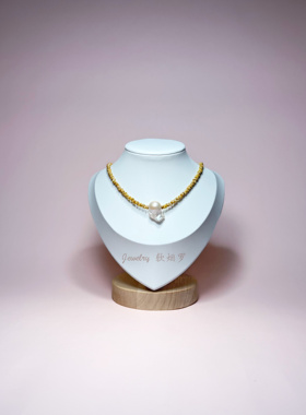 天然淡水珍珠项链巴洛克锁骨链