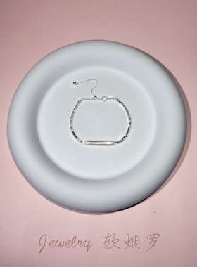 碎银子手链多层叠戴彩色ins风