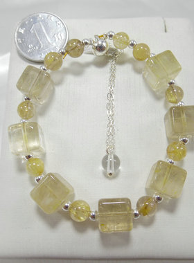 紫水晶松石手链天然石原创设计女