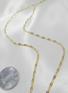 韩版时尚气质钛钢金色女嘴唇项链