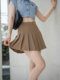 Xiangmeimei short pleated skirt with pockets