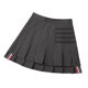Slim high-waist autumn and winter pleated skirt