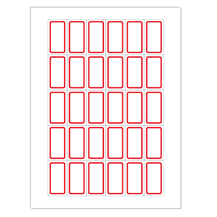 12*22mm标价标记贴办公不干胶标签纸手写小贴纸标签贴分类口取纸 - 图3