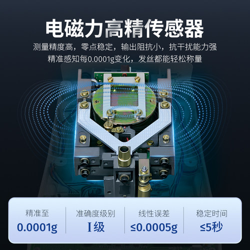 电子分析天平秤0.1mg千分万分十万分之一0.01mg试验室精密电子秤 - 图2