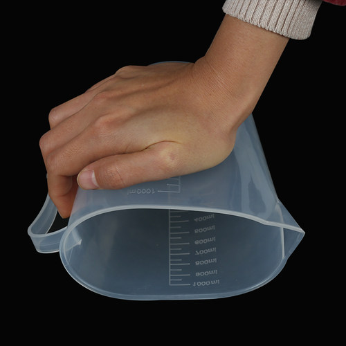 量杯带刻度塑料量桶奶茶店专用大容量烘焙量筒毫升小计量杯分装-图1