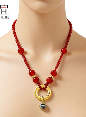 925纯银投影项链定制照片