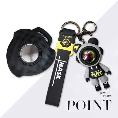 哪吒V钥匙套哪咤UPro车钥匙包壳专用硅胶改装扣男女可爱米奇卡通 - 图2