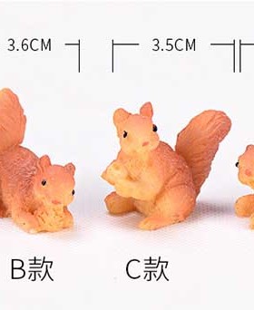 盆栽手工摄影小道具蛋糕仿真动物