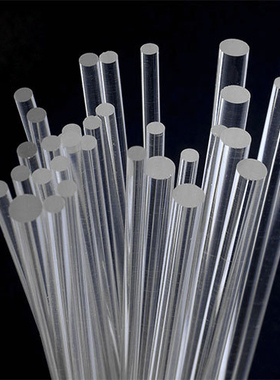 微景观装饰辅助固定棒 透明塑料棒 迷你公仔辅助 胶棒199x2/3/5mm