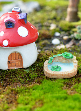 微景观盆栽摄影卡通装饰品小摆件