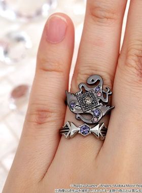 剧场版魔法少女小圆新篇叛逆的故事恶魔戒指可爱动漫周边同款饰品