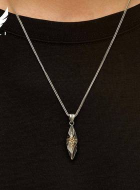 原创「许愿石」男士项链 男生520轻奢礼物陨石高级感吊坠男