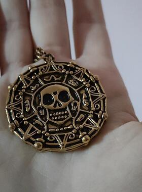 阿兹特克金币光金币无吊环加勒比海盗没有炼子