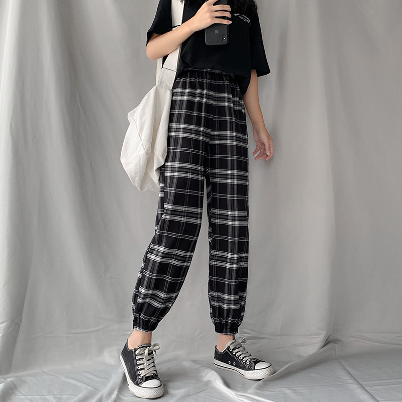 哈伦裤女夏季高腰垂感2020 伊索芙休闲裤