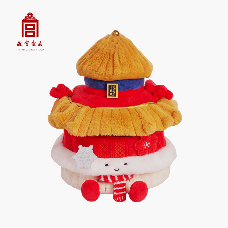 2025故宫食品中秋月饼风味糕点礼盒千秋万春亭毛绒包640g