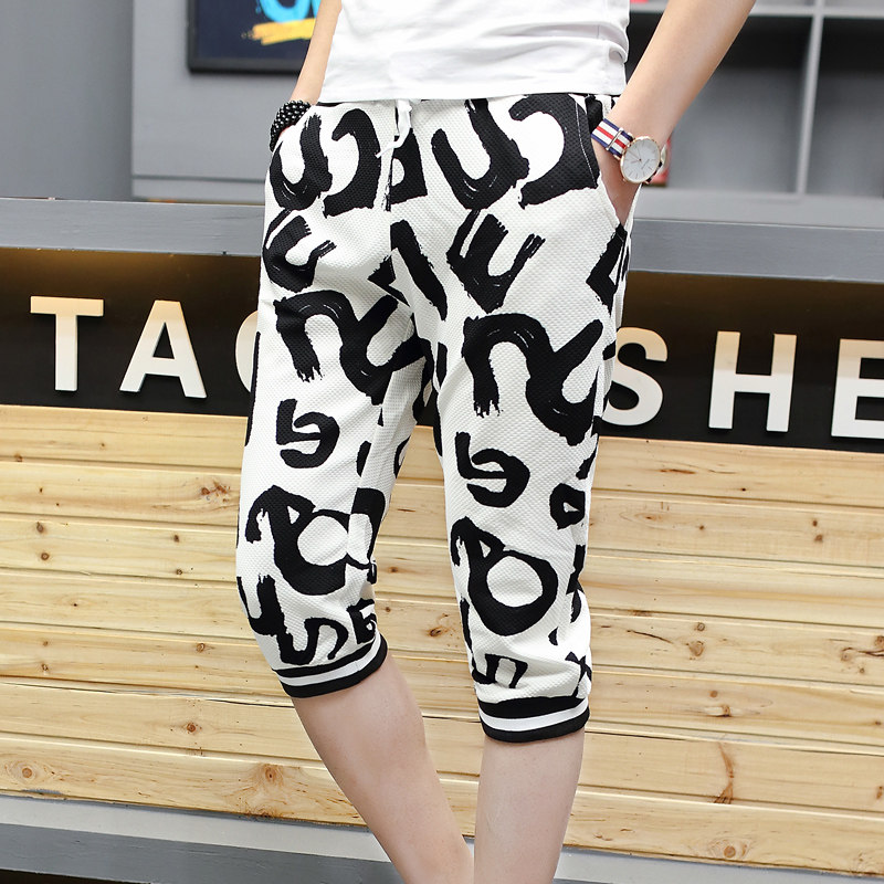 霸威顿七分裤夏季修身运动7 霸威顿休闲裤