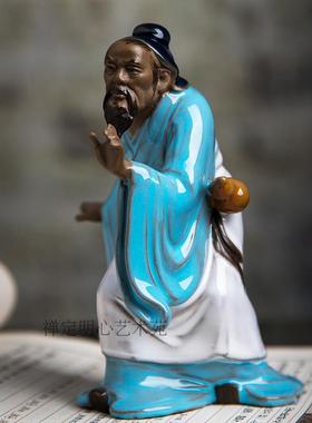 中医诊所药房文化石华佗装饰品