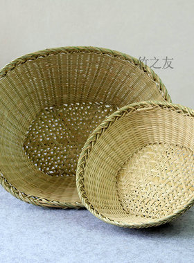 竹制品竹编筐家用农家编织篮