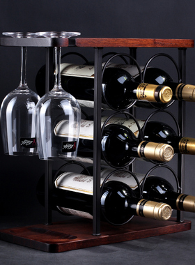 家用欧式风简约挂杯架酒柜装饰品