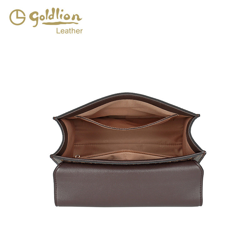 金利来2020复古印花小方包斜挎包包 金利来女包女士包袋