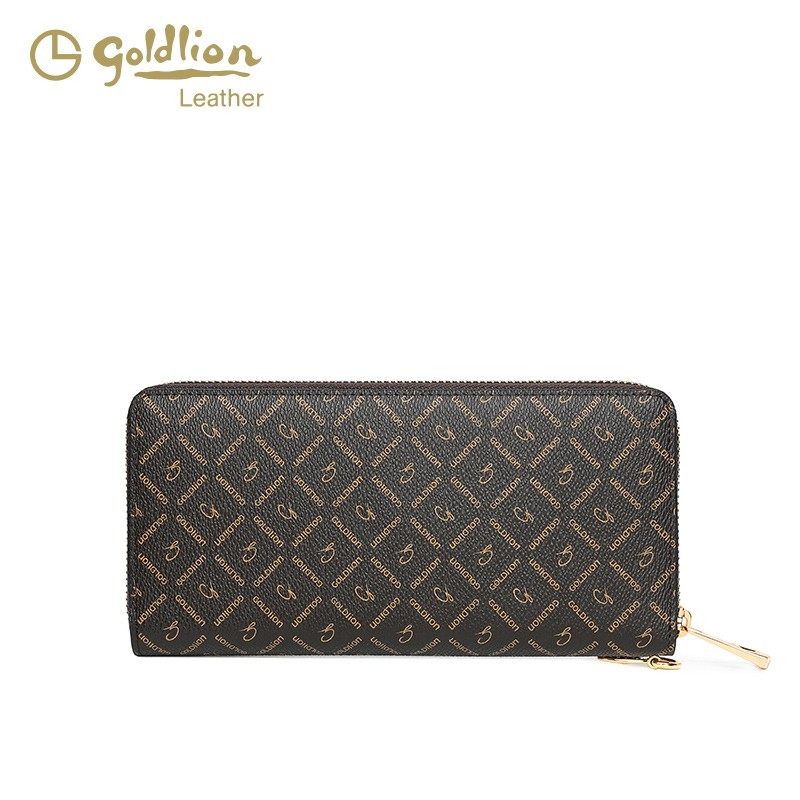 金利来女2023新款印花长款零钱包 金利来女包钱包