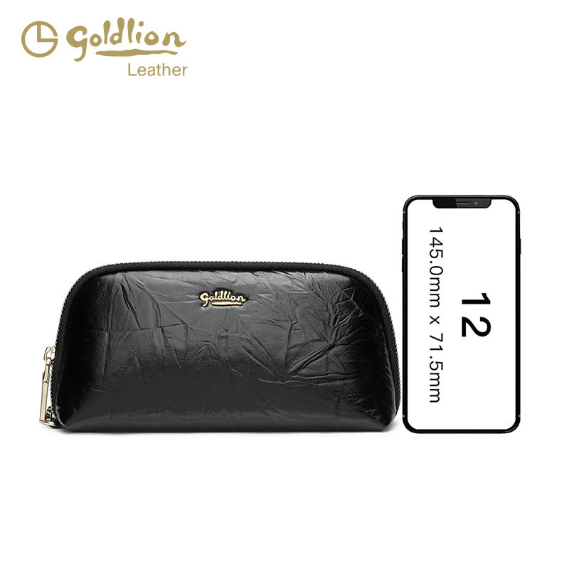 金利来真皮女包卡包2026新款大容量手机零钱包黑色百搭牛皮手拿包,淘宝优惠券,粉丝福利购,淘宝优惠卷