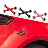 Car Creative Patch Patch Servicean Fun Electric Motorcycle Sticker Странные царапины милые кузов