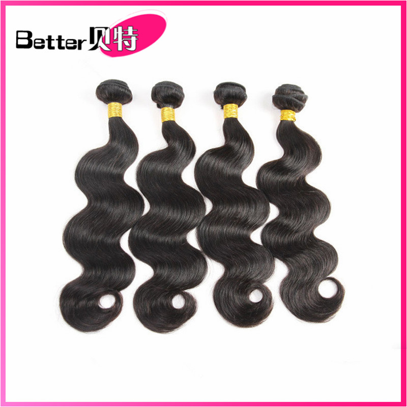 8A Brazilian Human virgin Hair weft body Wave extension 发帘 - 图0