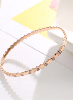 欧美风几何图形手镯网红明星同款