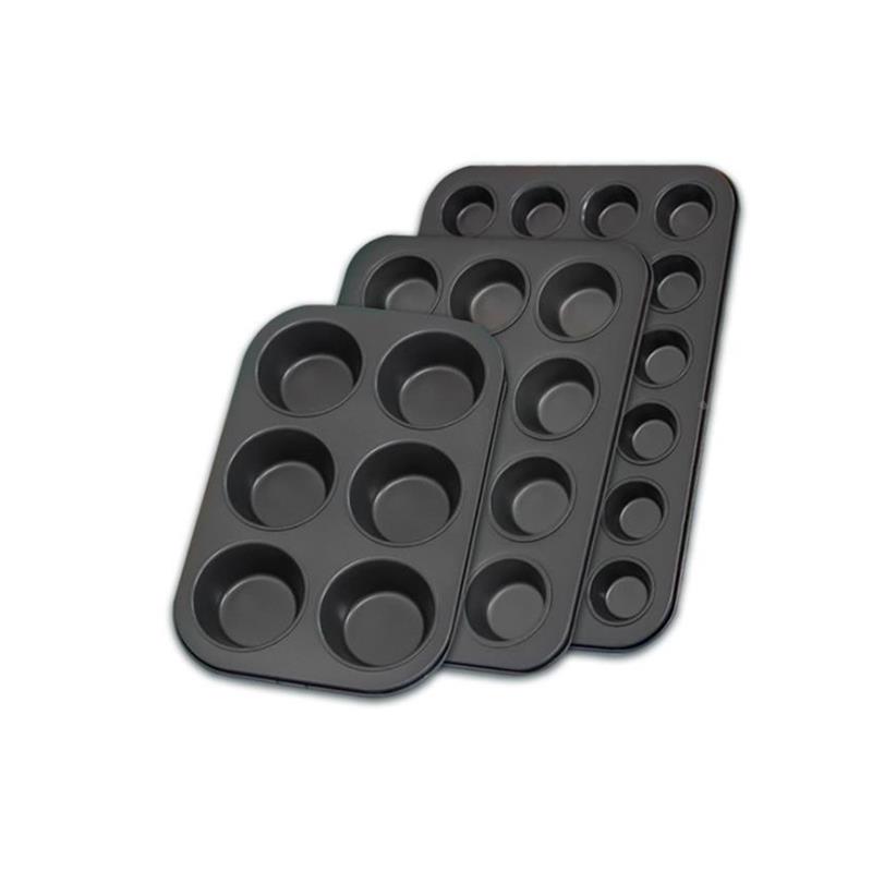 Round Muffin CupCake Mold Egg Tart Baking Pan Tray纸杯蛋糕模-图3