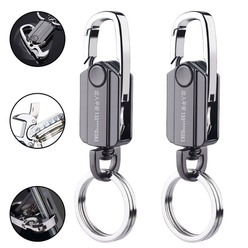 Мужской прочный брелок из нержавеющей стали, новая коллекция