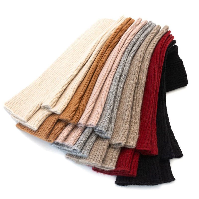 纯羊绒半指露指手套秋冬女保暖新款学生写字半截漏指袖套针织羊毛,淘宝优惠券,粉丝福利购,淘宝优惠卷