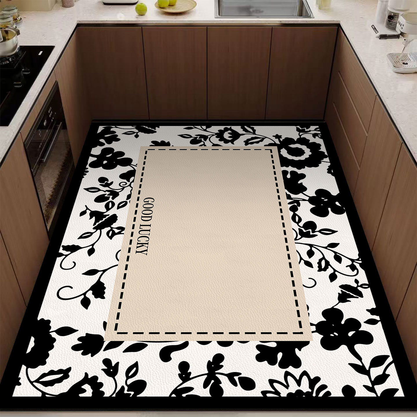 French thickened leather kitchen wipeable and washable