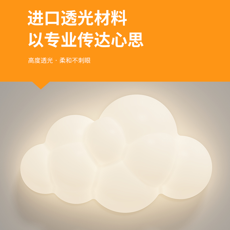 爱多辉壁灯过道吸顶灯现代简约全光谱护眼玄关阳台奶油风灯具5033-图1