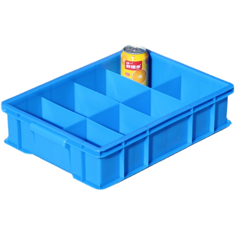 长方形塑料零件收纳盒多格盒螺丝盒工具分类盒配件蓝色分格周转箱 - 图3