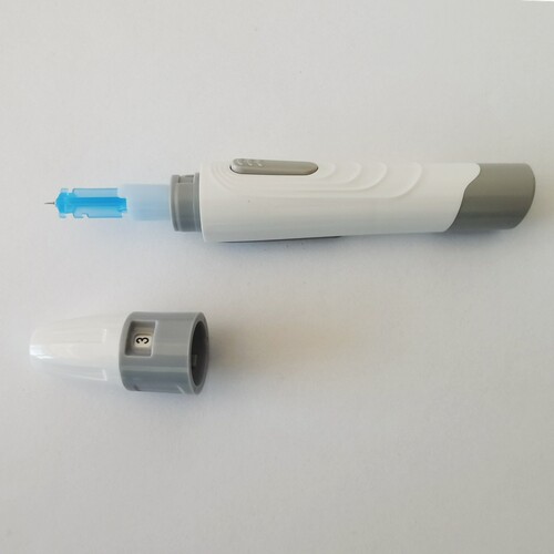 三诺一次性末梢采供血针头血糖测试仪采血笔放血针泄血针28G针头 - 图2