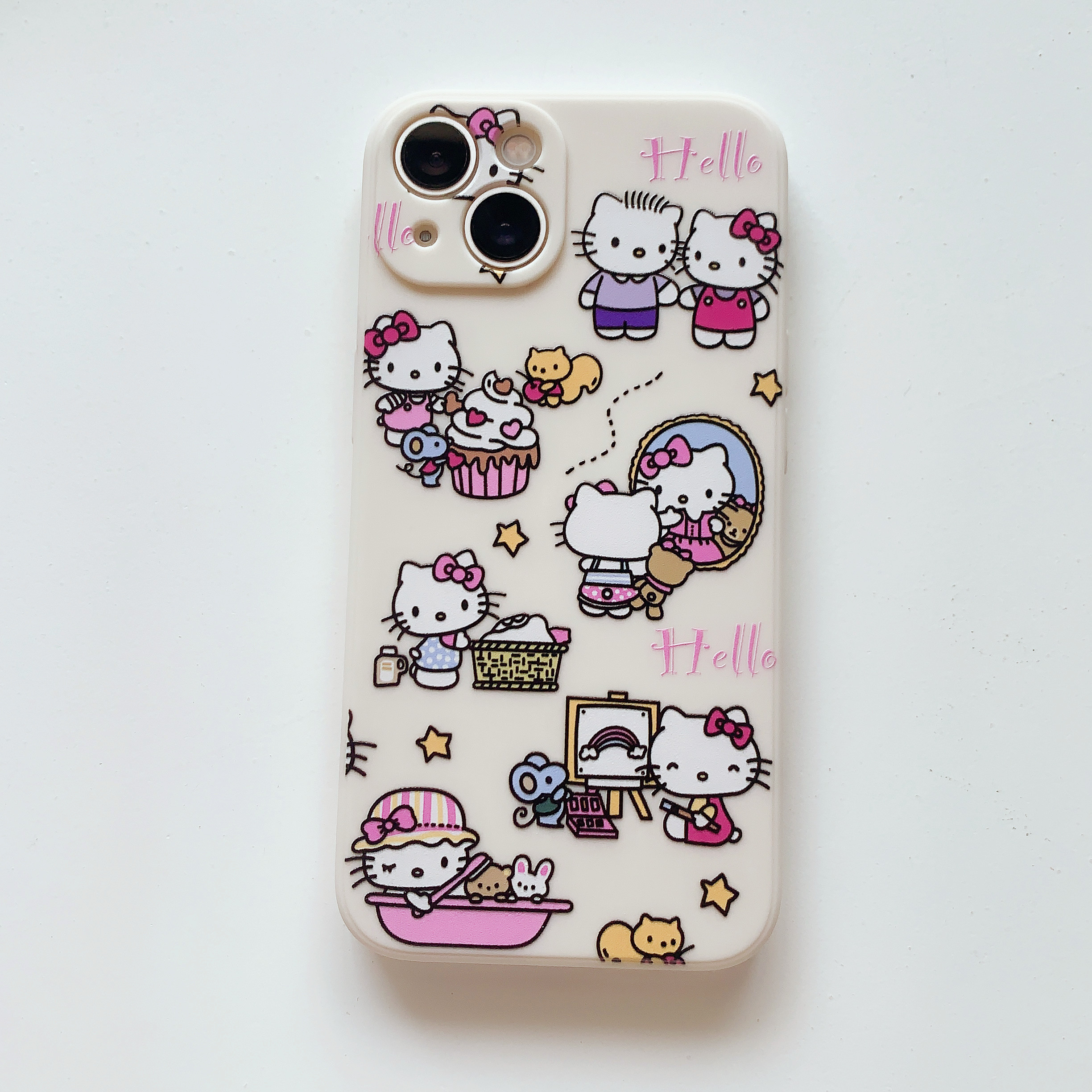 iPhone11pro手机壳适用XSMAX苹果6/8全包kitty7plus/XR情侣12软13/14/15/16/mini个性情侣 - 图3