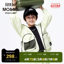 Bacteriostatic-little moco child clothing spring autumn clothing boy overalls wind jacket Childrens jacket foreign air trendy