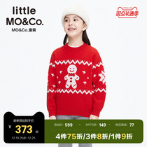 Beautiful Nowool Littlemoco Children Clothing 23 Winter Dress New Men And Women Gingerbread Man Christmas Children Sweaters