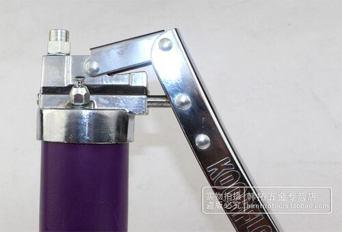 富宇黄油枪手动紫色双压杆小松800cc重型专用润滑机注油器FY-218 - 图2